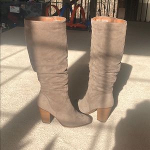 Target taupe boots size 6